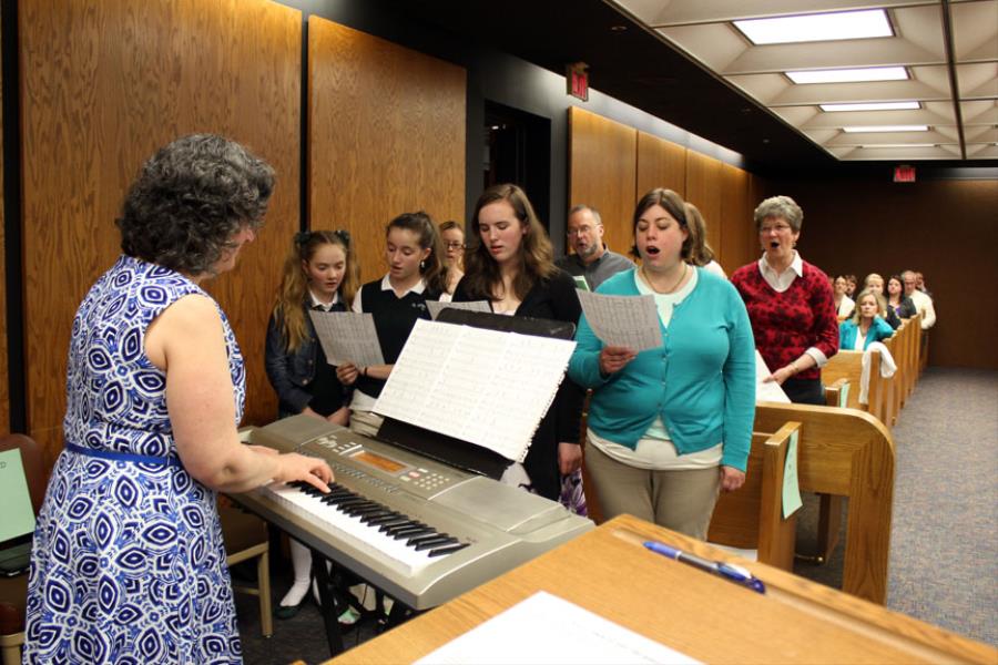 Jean Degan directs the St. Joseph Music Ministry.