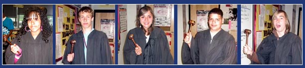Students participating in Law Day Ceremony at New Britain High School