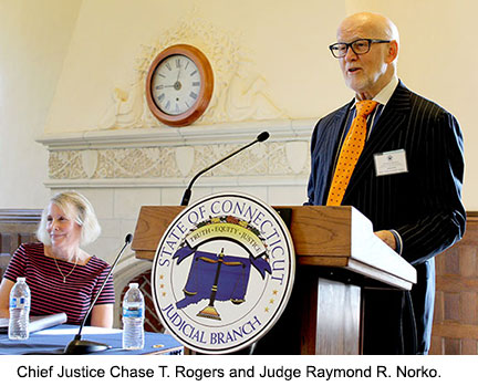 CJ Rogers and Judge Norko