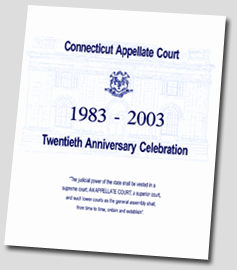 20th Anniversary of Appellate Court Program Cover