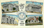 New Haven Souvenir Postcard
