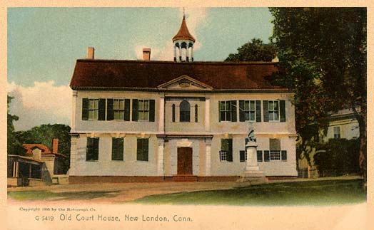 New London County Courthouse - copyright 1905