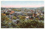 Aerial view of Norwich, Connecticut