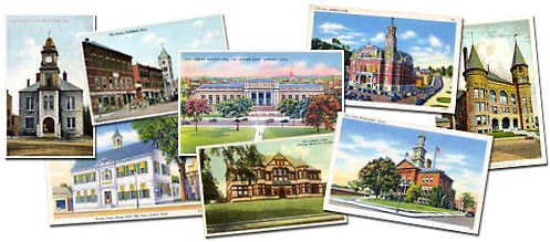 Postcard montage