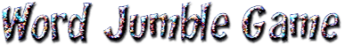 Word Jumble Game