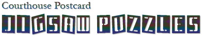 Courthouse Postcard Jigsaw Puzzles