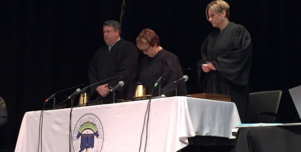 Judges DiPentima, Sheldon and Prescott