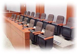 Jury Box in Courtoom