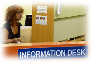 Staffed Information Desk